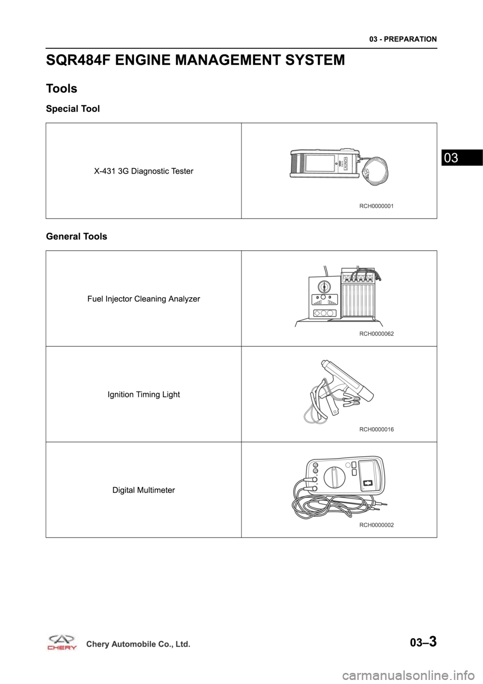 CHERY TIGGO 5 T21 2014  Service Repair Manual 