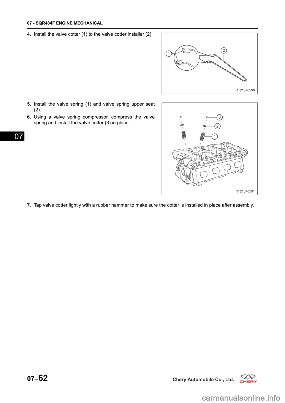 CHERY TIGGO 5 T21 2014  Service Repair Manual 