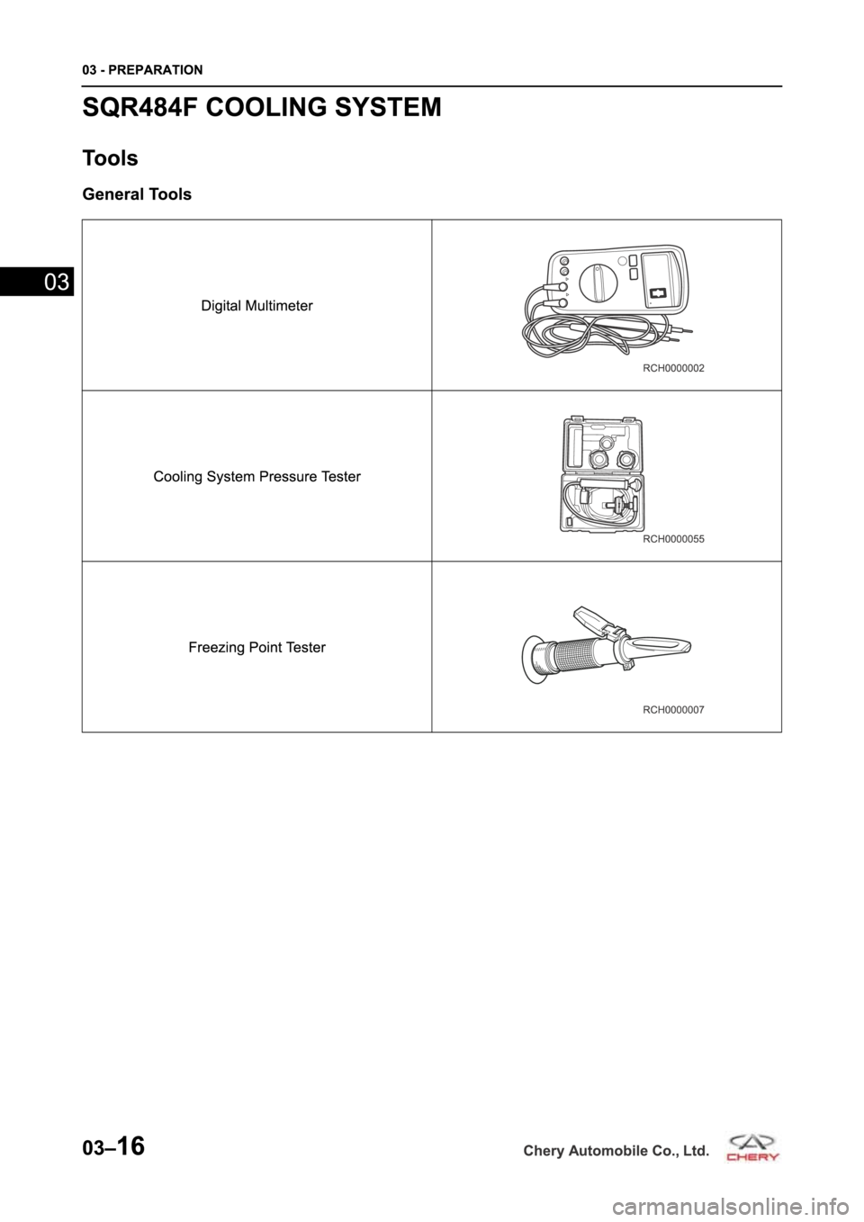CHERY TIGGO 5 T21 2014  Service Repair Manual 