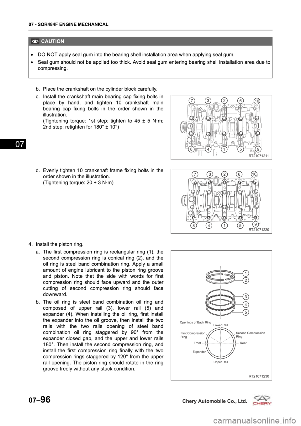 CHERY TIGGO 5 T21 2014  Service Repair Manual 