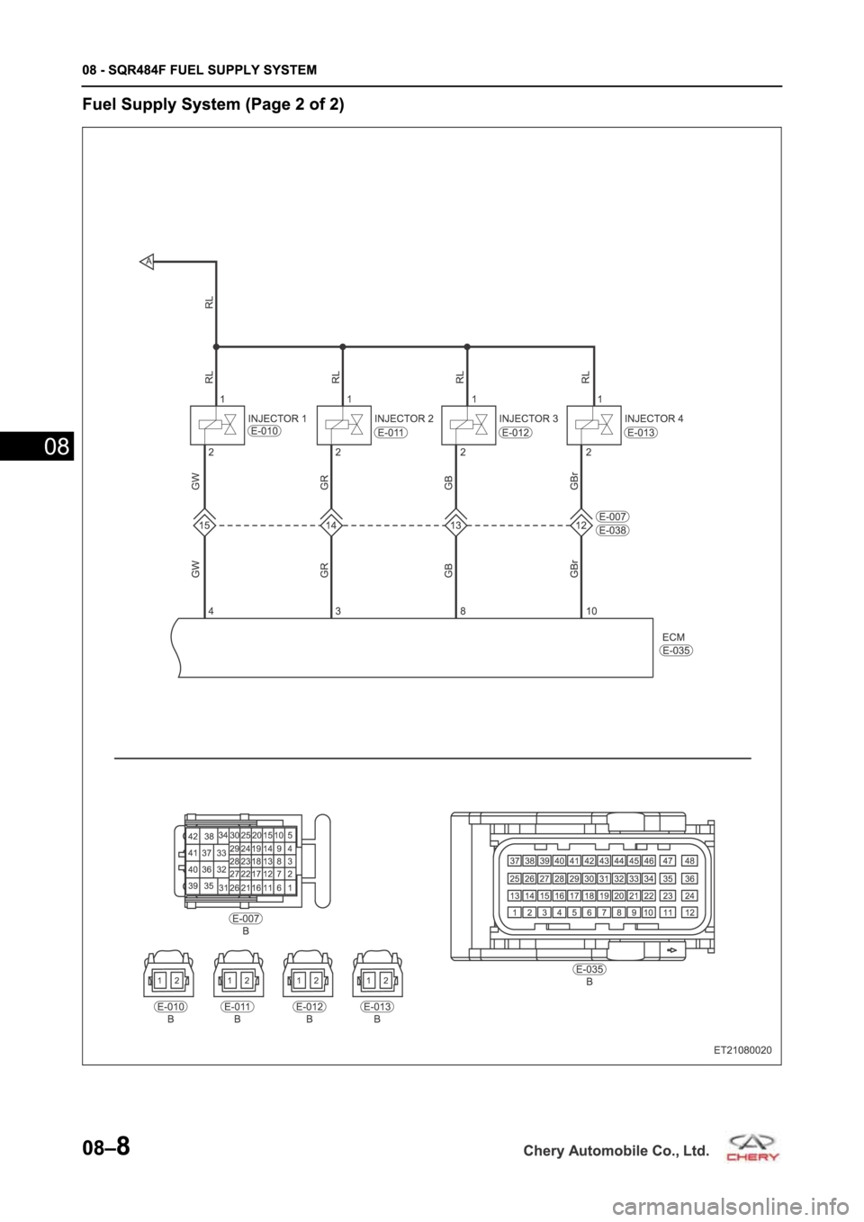 CHERY TIGGO 5 T21 2014  Service Repair Manual 
