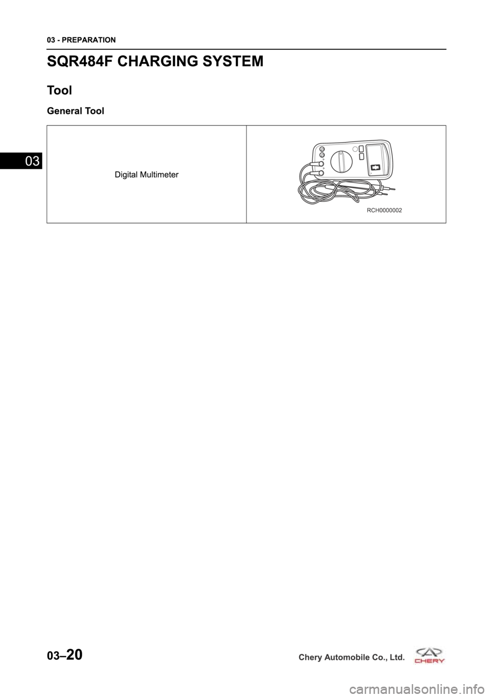 CHERY TIGGO 5 T21 2014  Service Repair Manual 