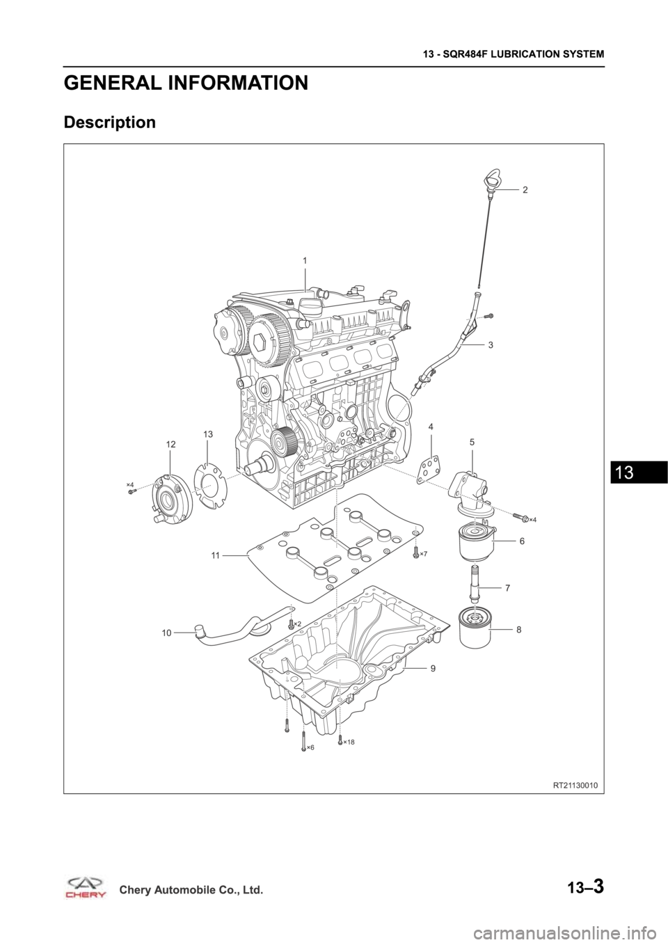 CHERY TIGGO 5 T21 2014  Service Repair Manual 
