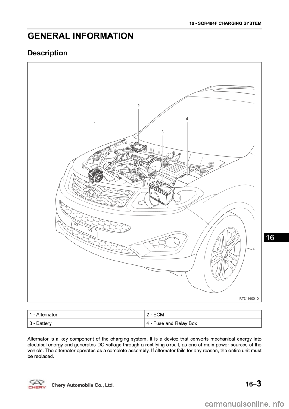 CHERY TIGGO 5 T21 2014  Service Repair Manual 