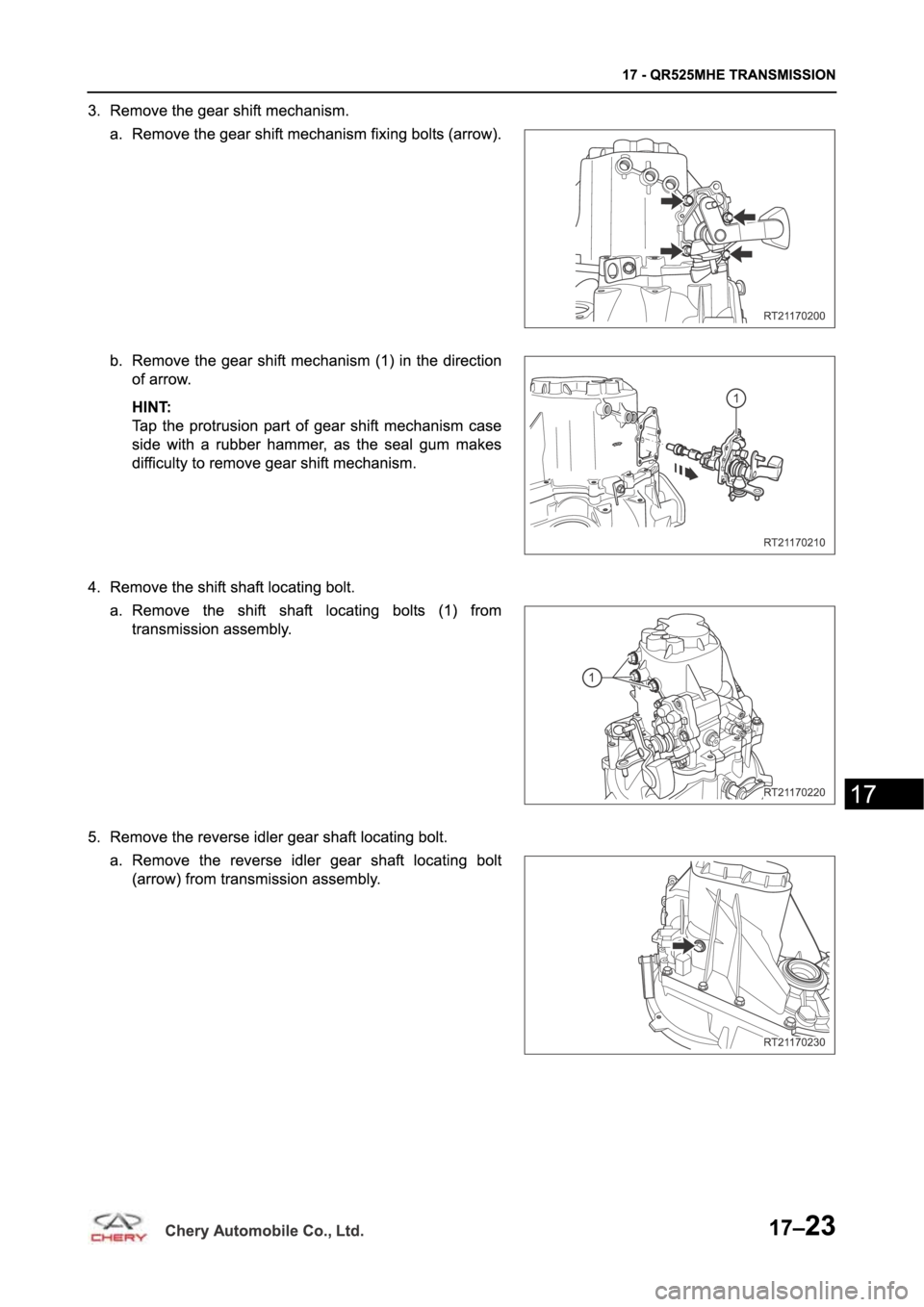 CHERY TIGGO 5 T21 2014  Service Repair Manual 