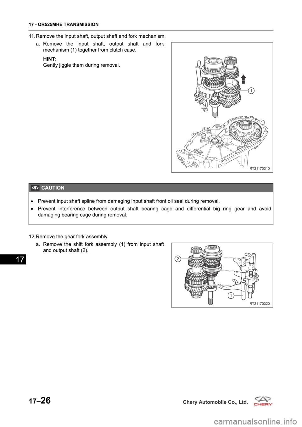CHERY TIGGO 5 T21 2014  Service Repair Manual 