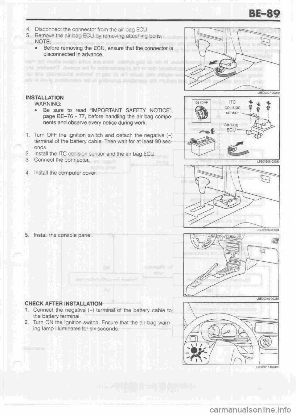 DAIHATSU CUORE 1998  Service Repair Manual 