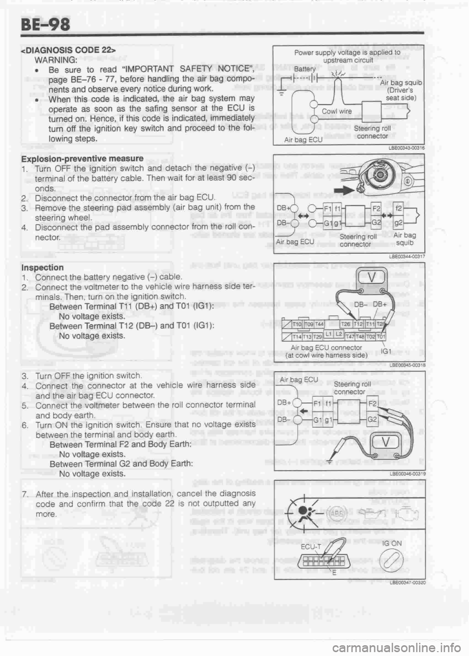 DAIHATSU CUORE 1998  Service Repair Manual 