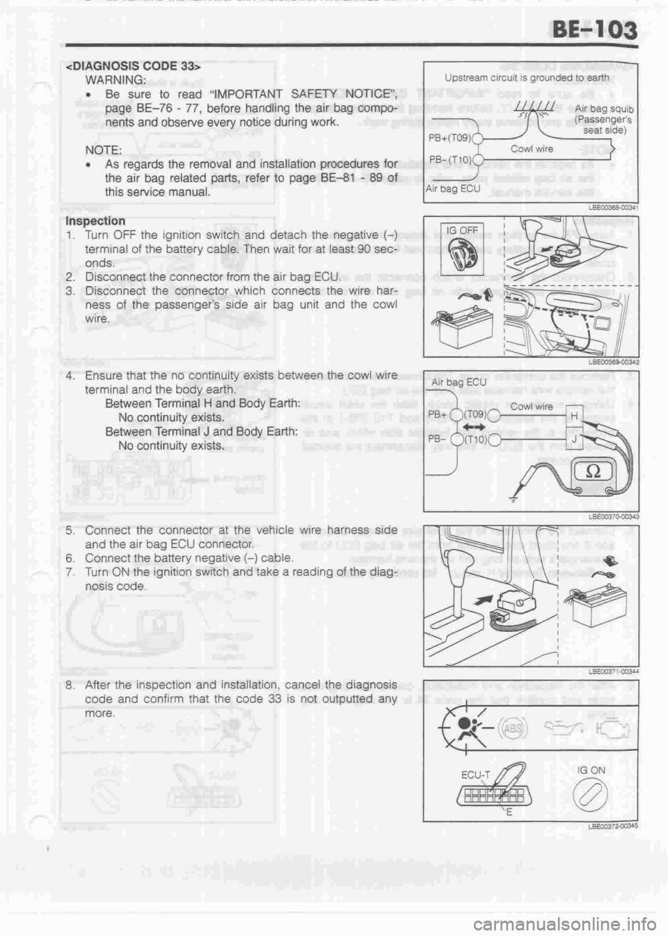 DAIHATSU CUORE 1998  Service Repair Manual 