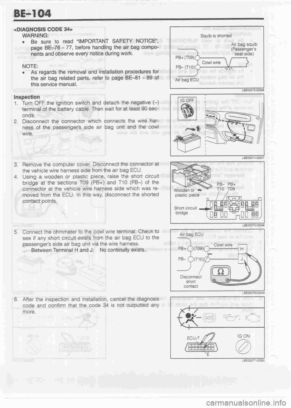 DAIHATSU CUORE 1998  Service Repair Manual 
