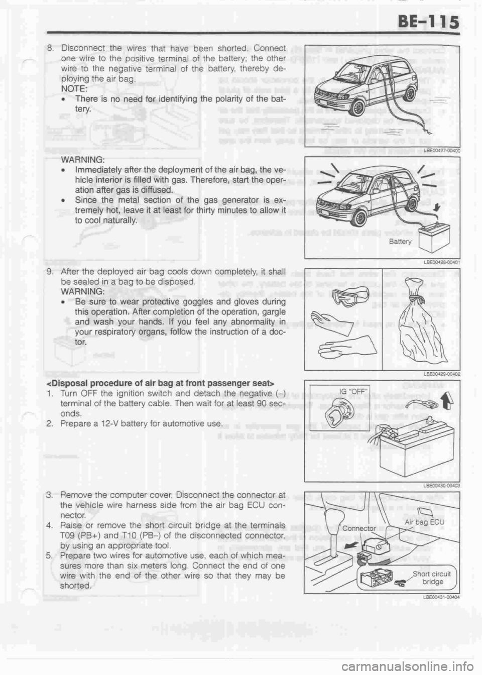 DAIHATSU CUORE 1998  Service Repair Manual 