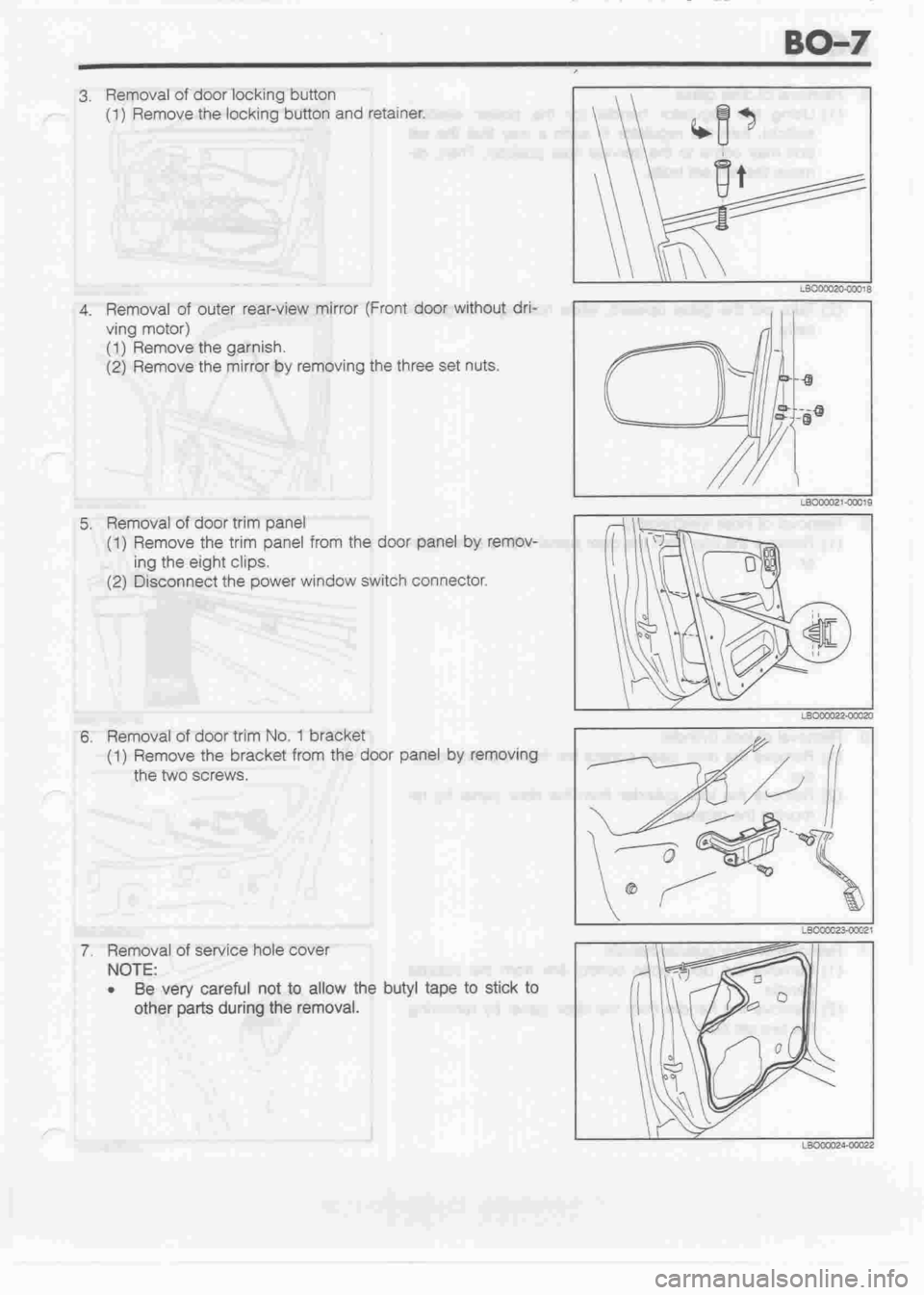 DAIHATSU CUORE 1998  Service Repair Manual 