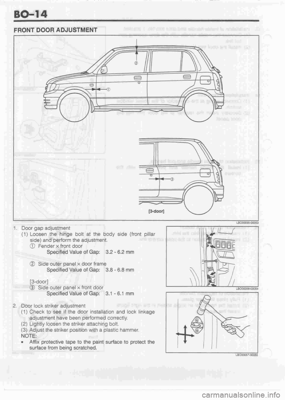 DAIHATSU CUORE 1998  Service Repair Manual 