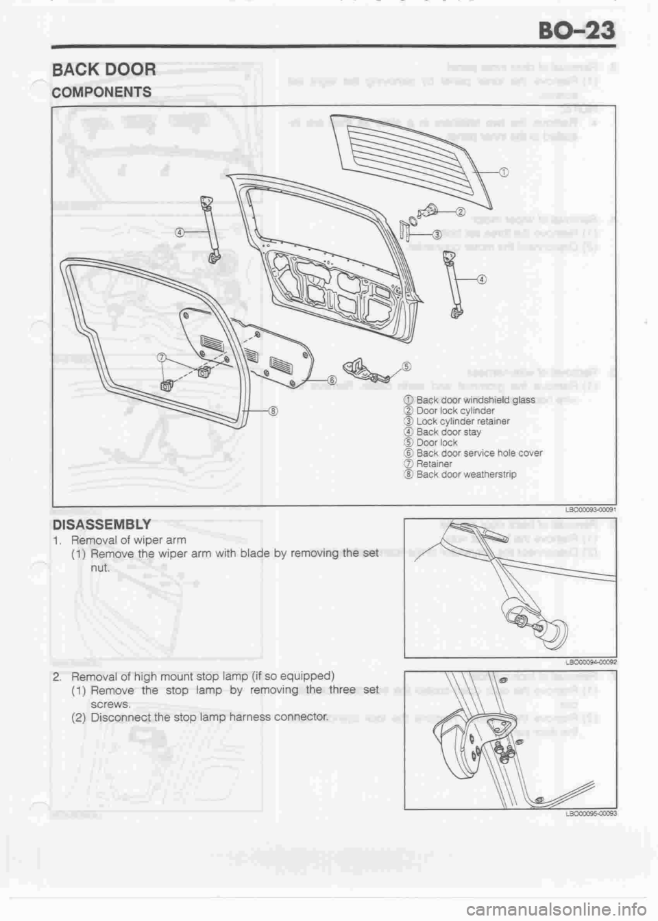 DAIHATSU CUORE 1998  Service Repair Manual 
