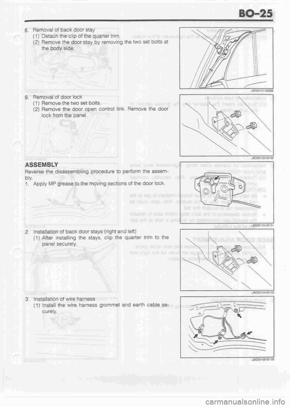 DAIHATSU CUORE 1998  Service Repair Manual 