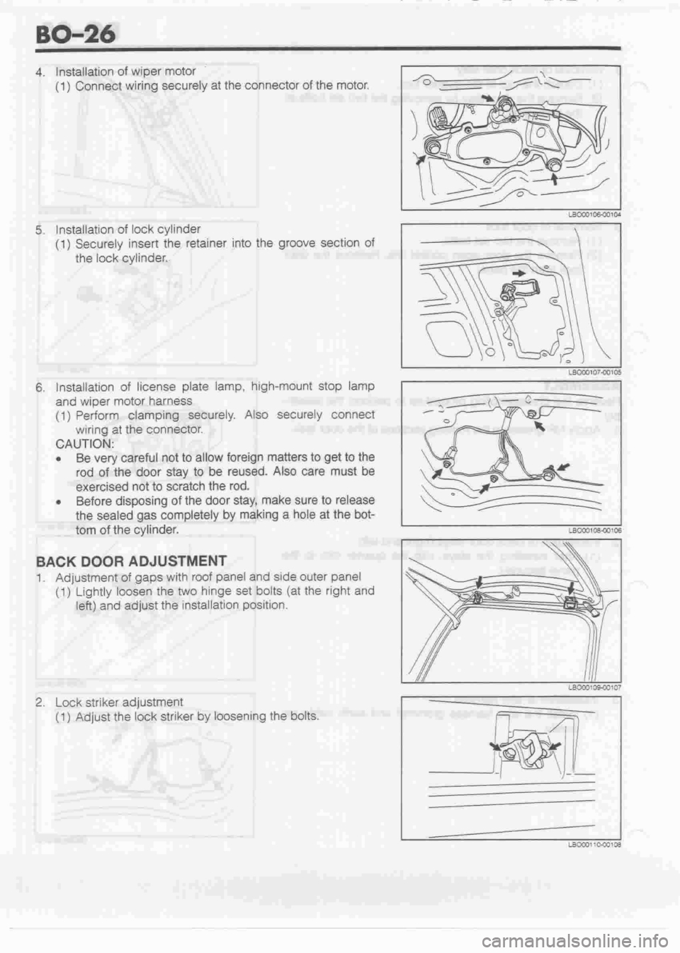 DAIHATSU CUORE 1998  Service Repair Manual 