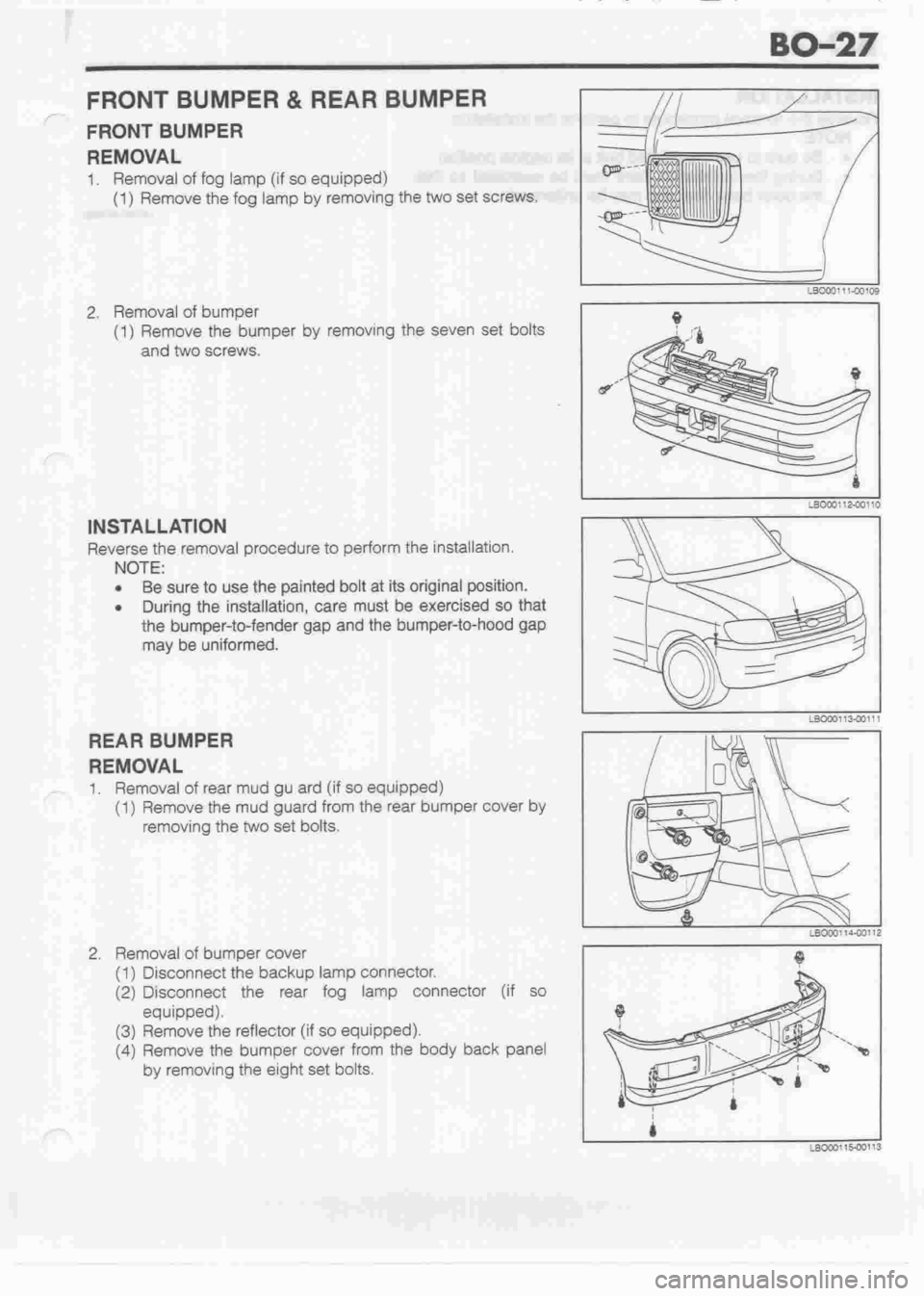 DAIHATSU CUORE 1998  Service Repair Manual 