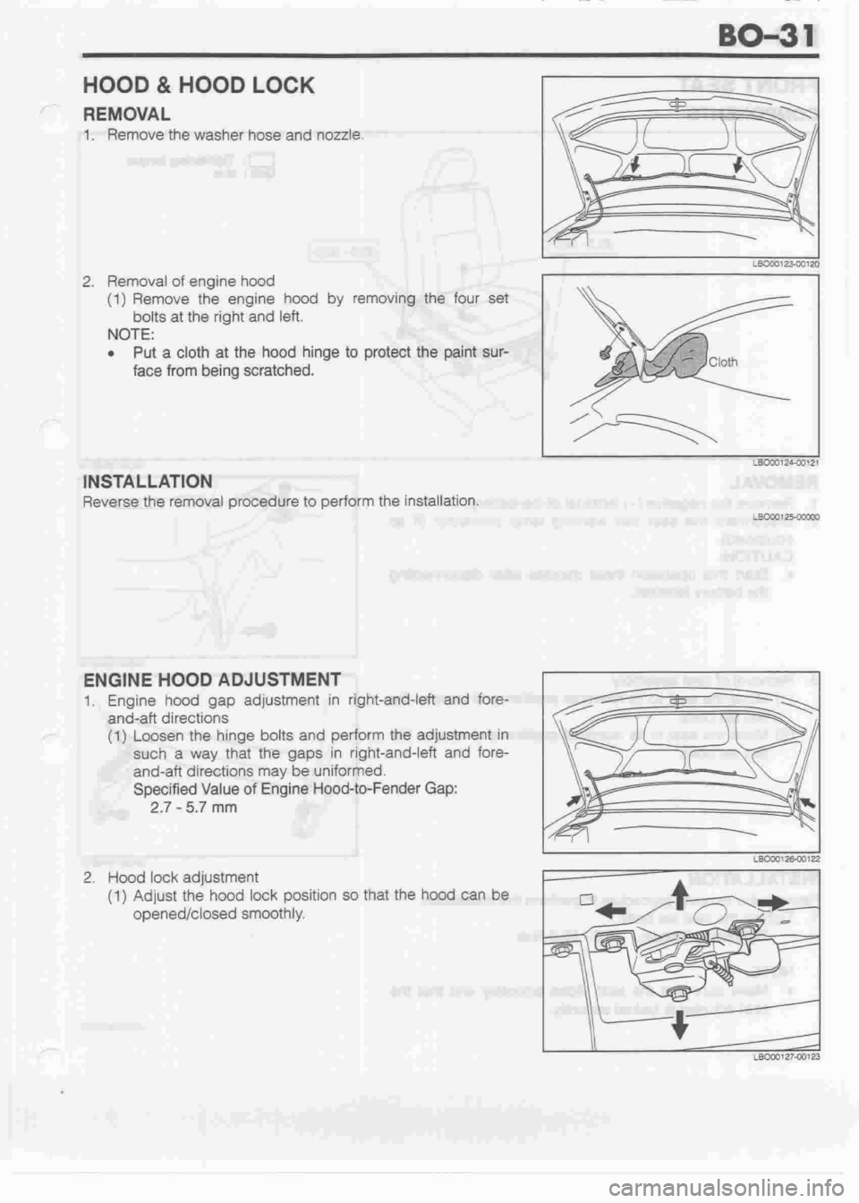DAIHATSU CUORE 1998  Service Repair Manual 
