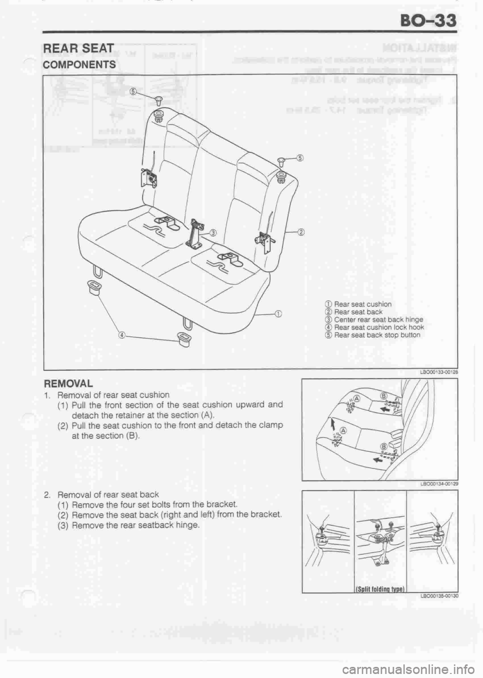 DAIHATSU CUORE 1998  Service Repair Manual 