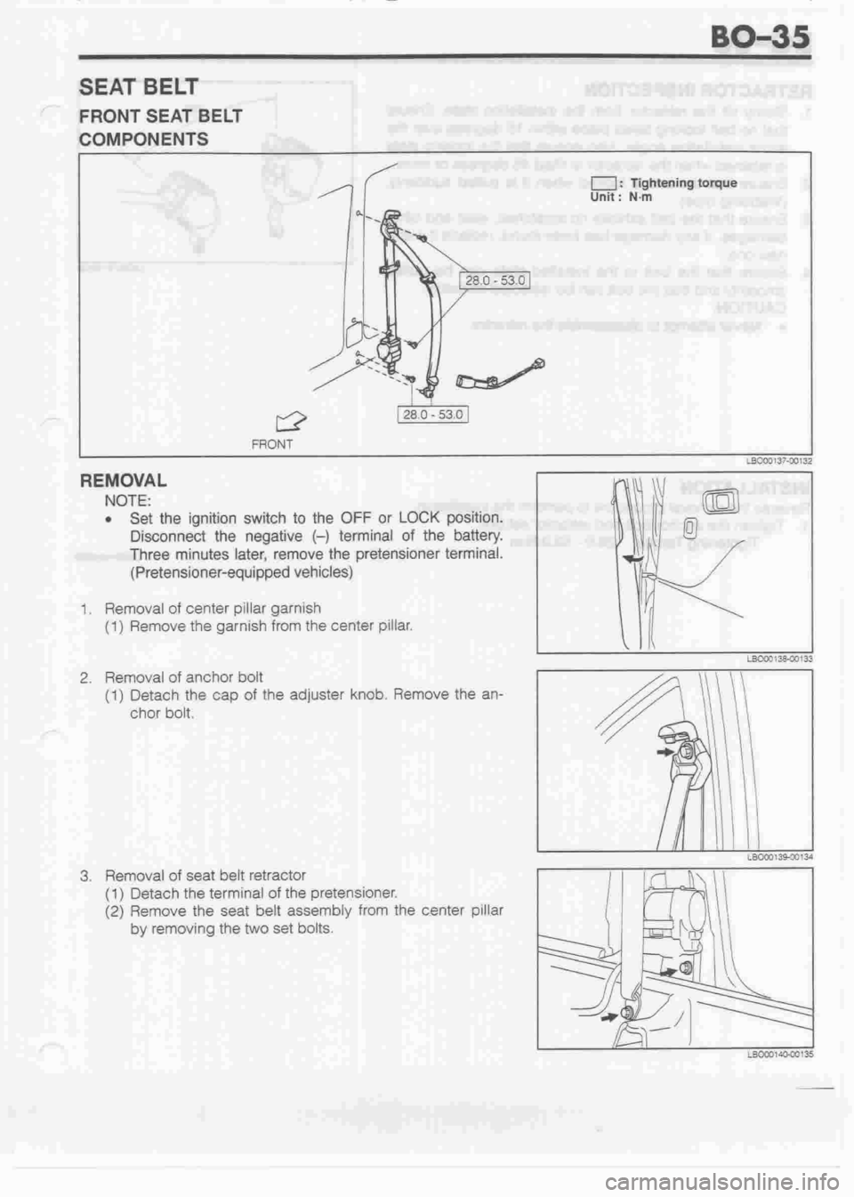 DAIHATSU CUORE 1998  Service Repair Manual 