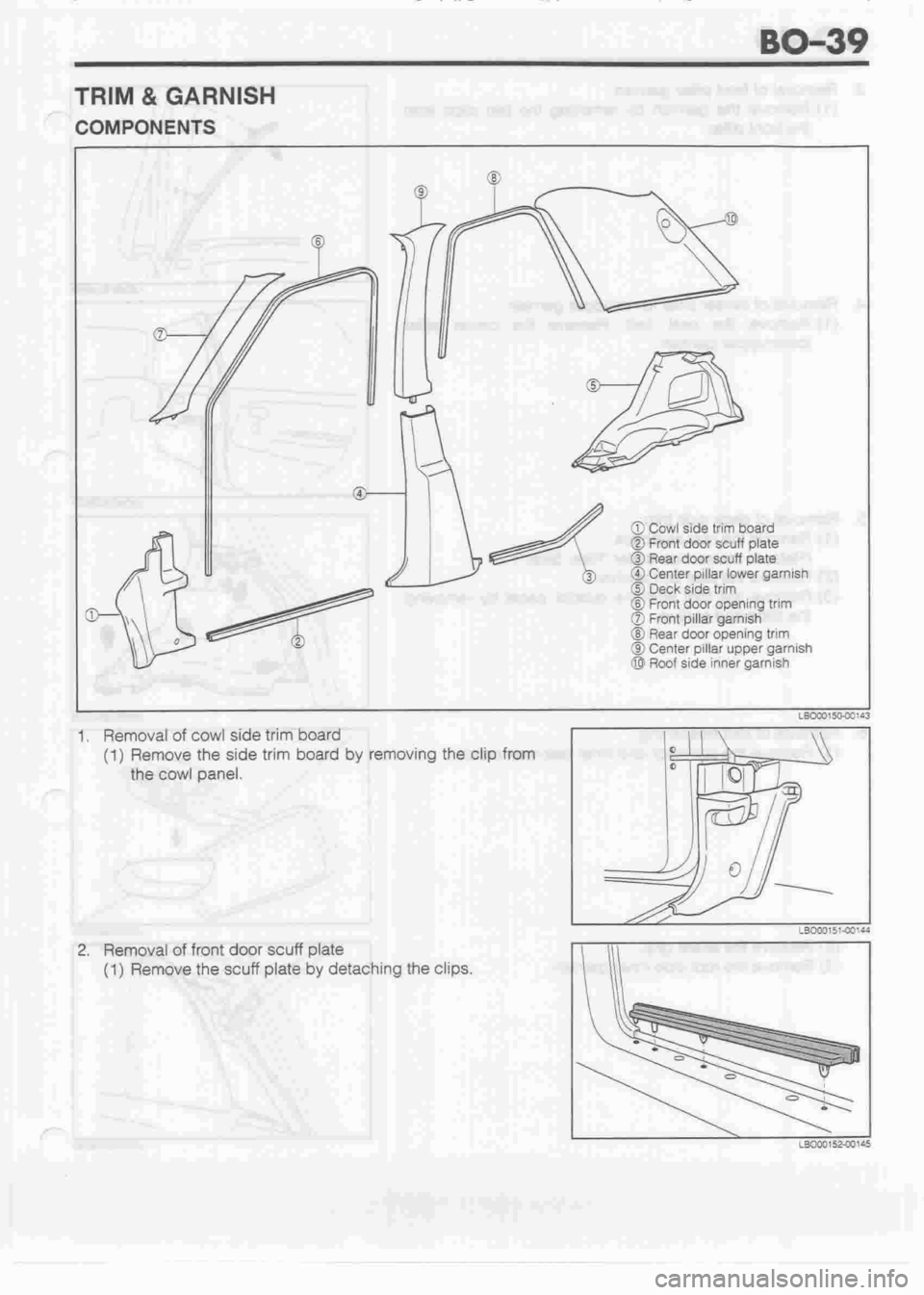 DAIHATSU CUORE 1998  Service Repair Manual 