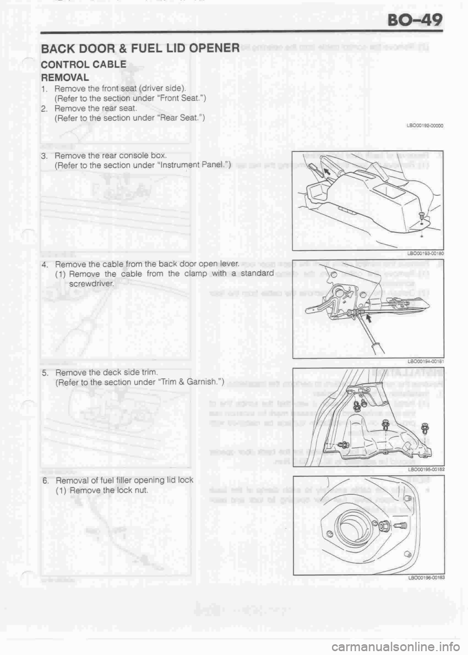 DAIHATSU CUORE 1998  Service Repair Manual 