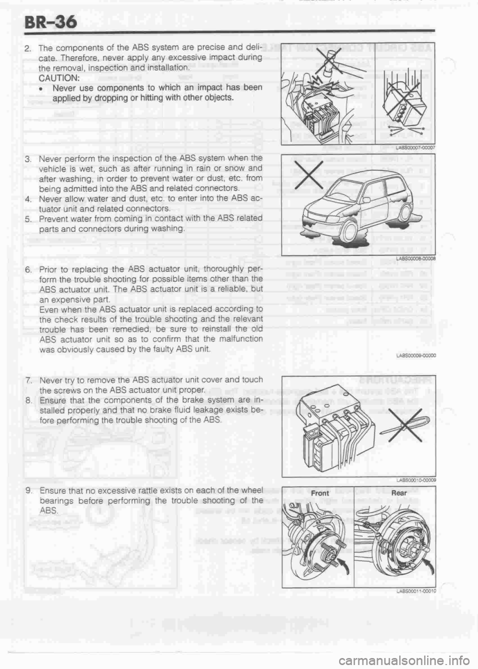 DAIHATSU CUORE 1998  Service Repair Manual 