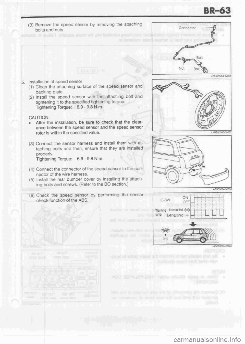 DAIHATSU CUORE 1998  Service Repair Manual 