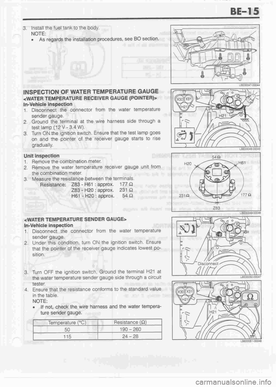 DAIHATSU CUORE 1998  Service Repair Manual 