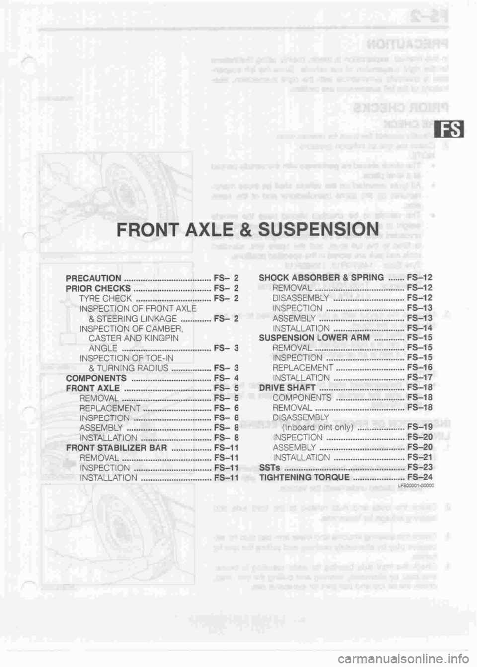 DAIHATSU CUORE 1998  Service Repair Manual 
