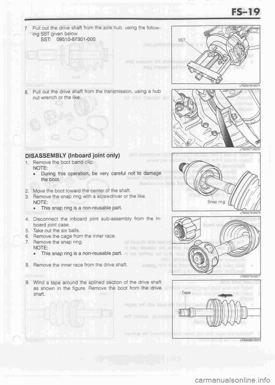 DAIHATSU CUORE 1998  Service Repair Manual 