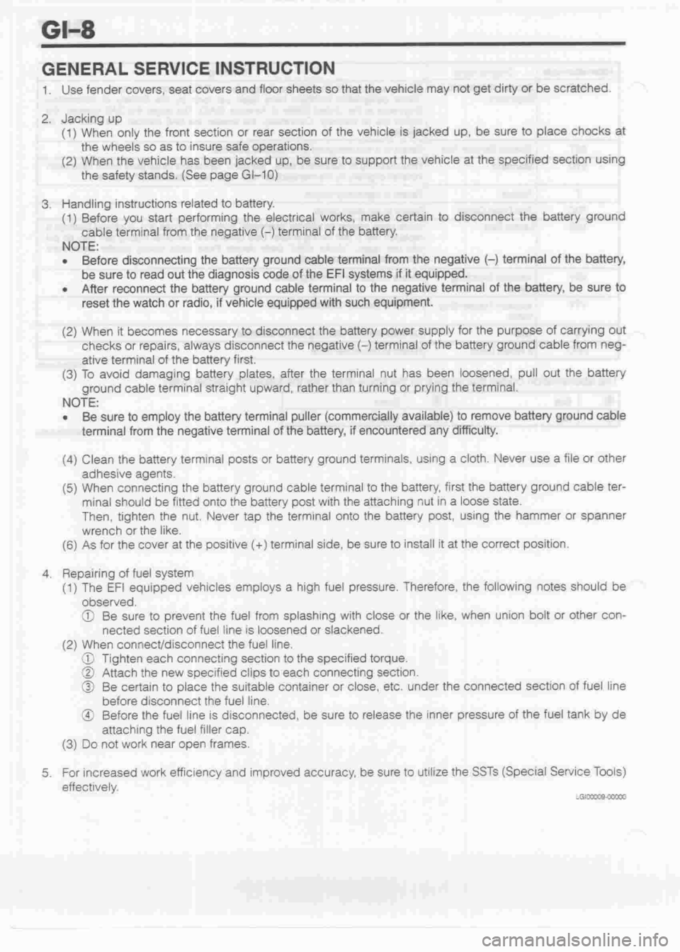 DAIHATSU CUORE 1998  Service Repair Manual 