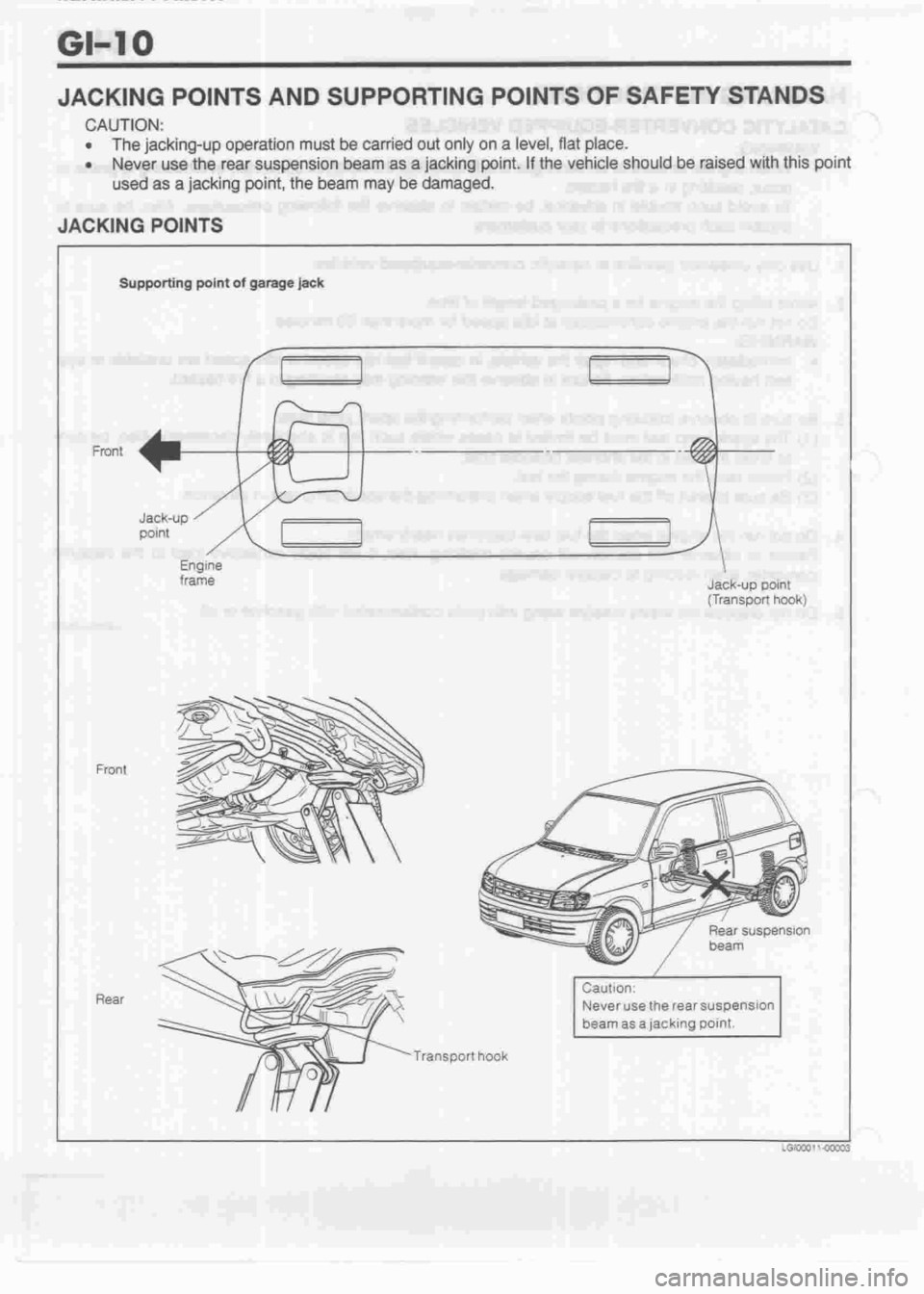 DAIHATSU CUORE 1998  Service Repair Manual 