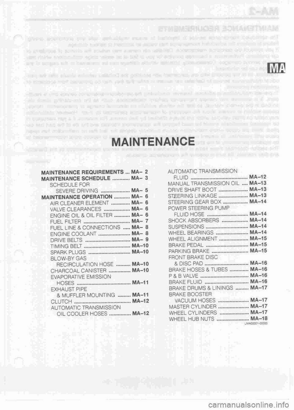 DAIHATSU CUORE 1998  Service Repair Manual 