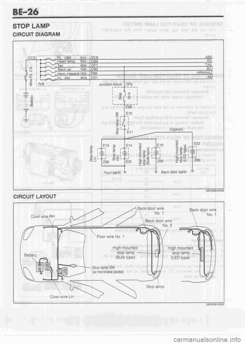DAIHATSU CUORE 1998  Service Repair Manual 
