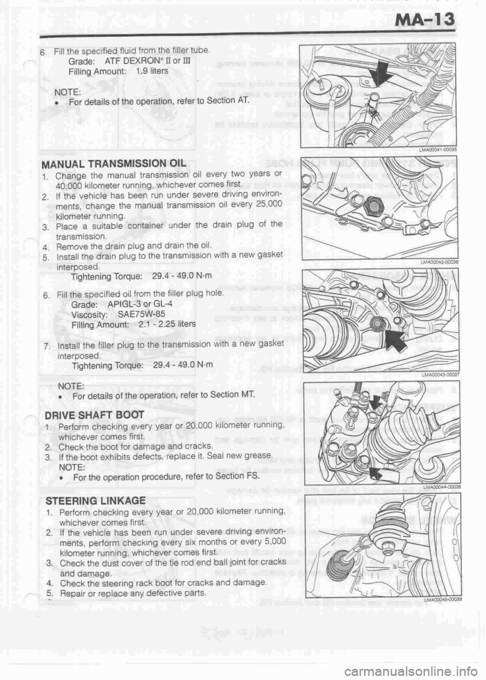 DAIHATSU CUORE 1998  Service Repair Manual 