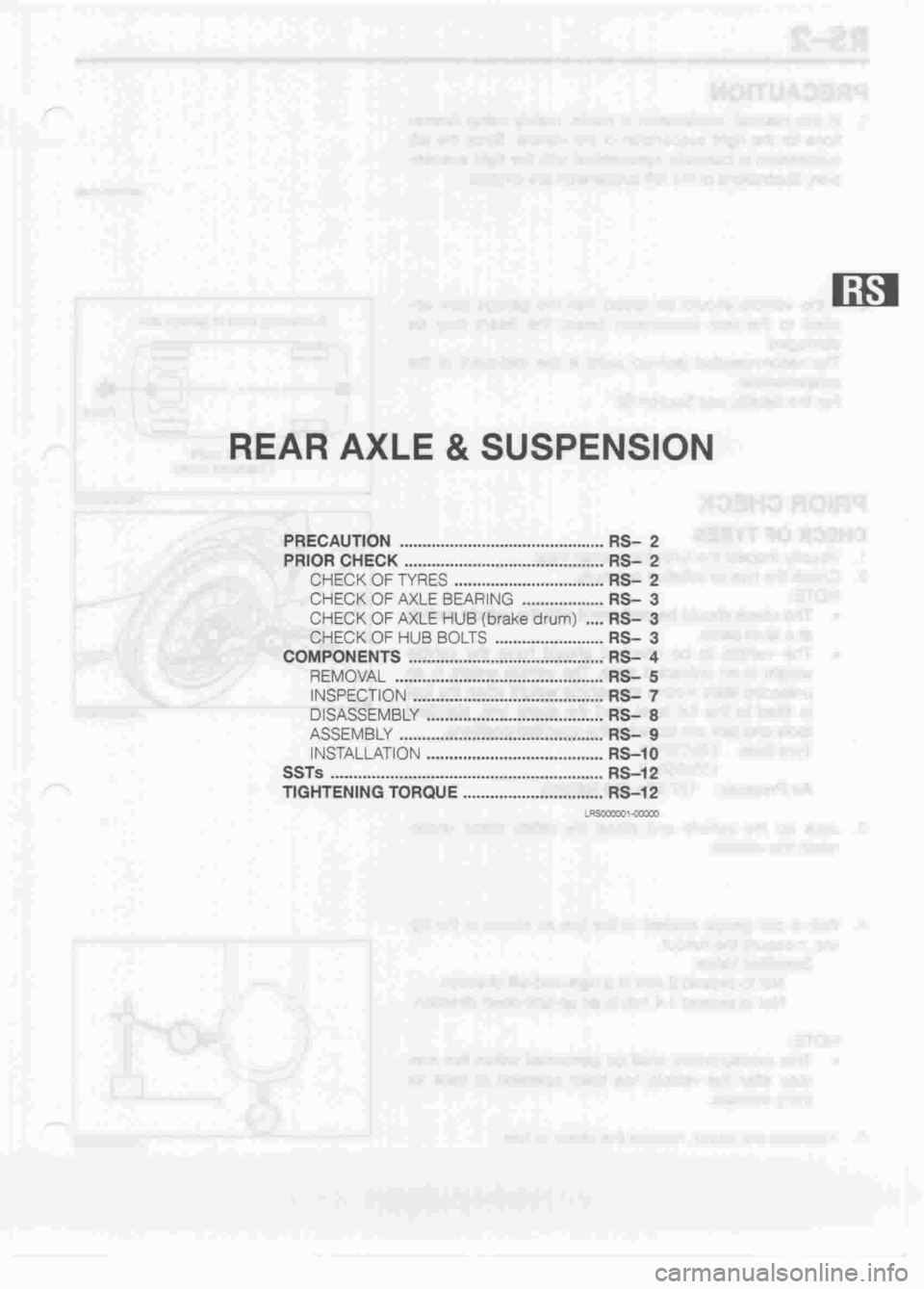 DAIHATSU CUORE 1998  Service Repair Manual 