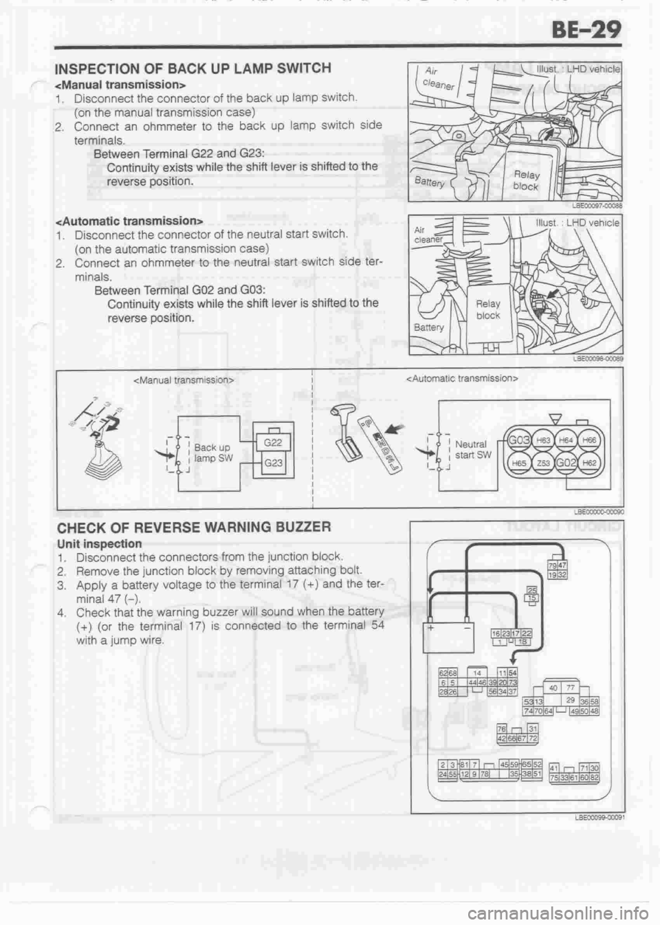 DAIHATSU CUORE 1998  Service Repair Manual 