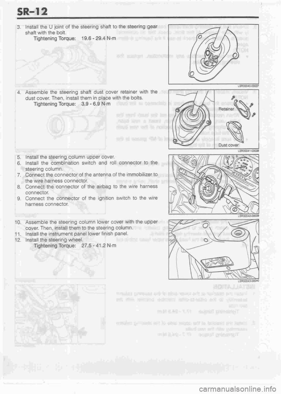 DAIHATSU CUORE 1998  Service Repair Manual 