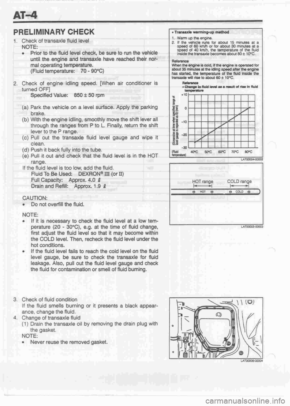 DAIHATSU CUORE 1998  Service Repair Manual 
