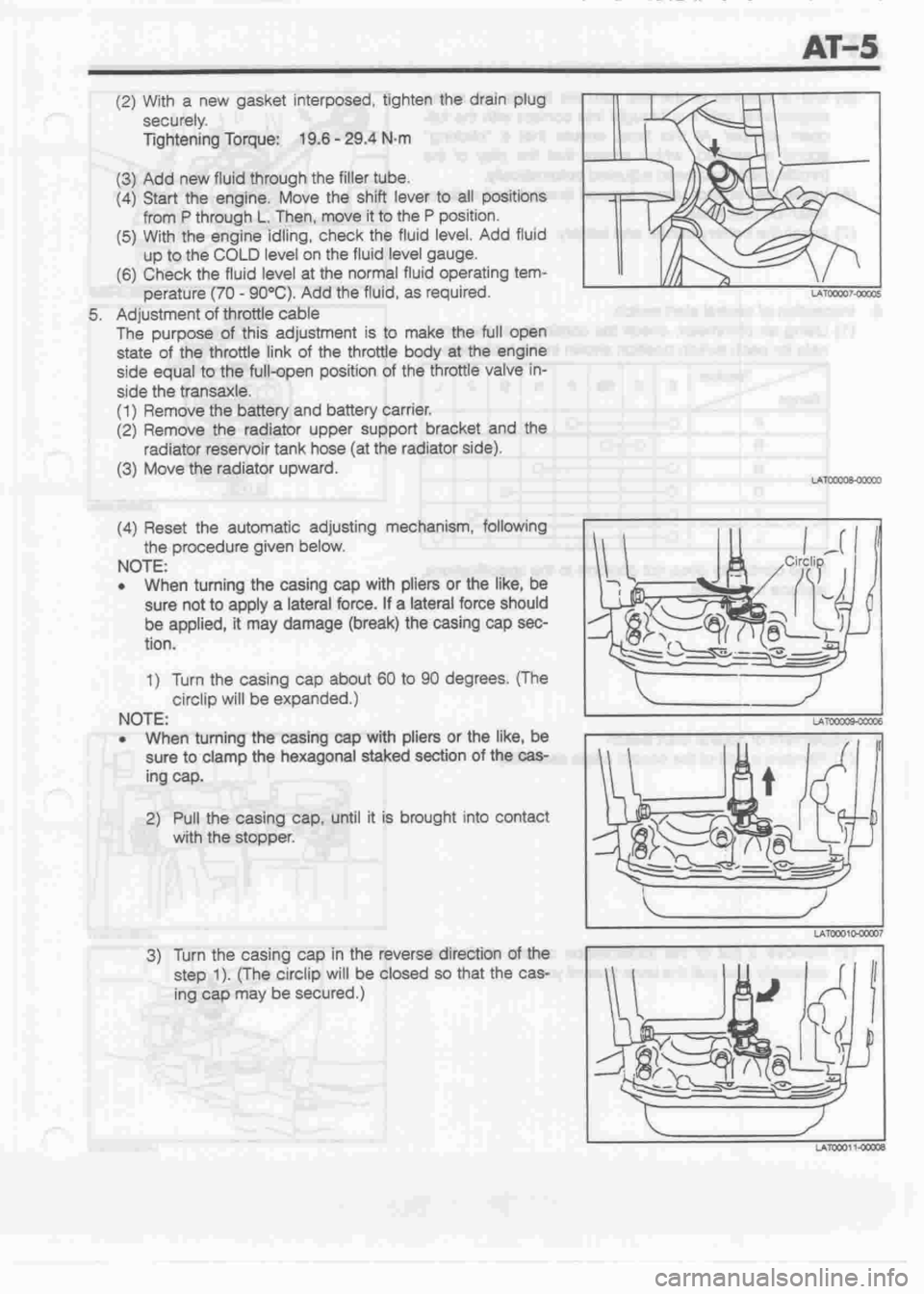 DAIHATSU CUORE 1998  Service Repair Manual 