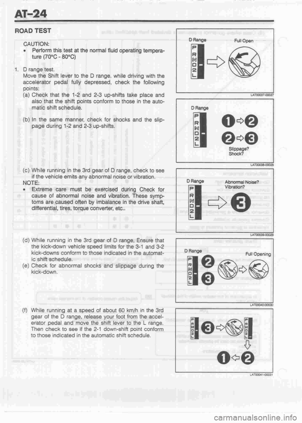 DAIHATSU CUORE 1998  Service Repair Manual 