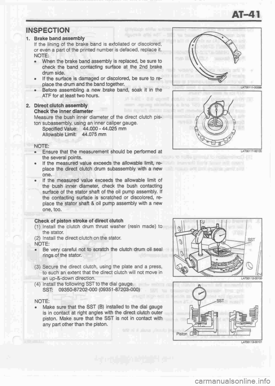 DAIHATSU CUORE 1998  Service Repair Manual 