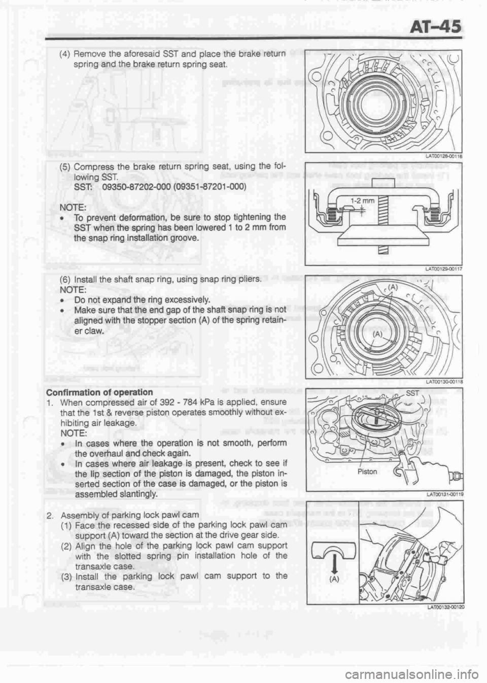 DAIHATSU CUORE 1998  Service Repair Manual 