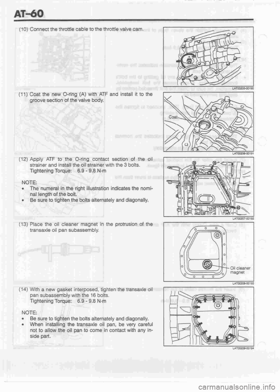 DAIHATSU CUORE 1998  Service Repair Manual 