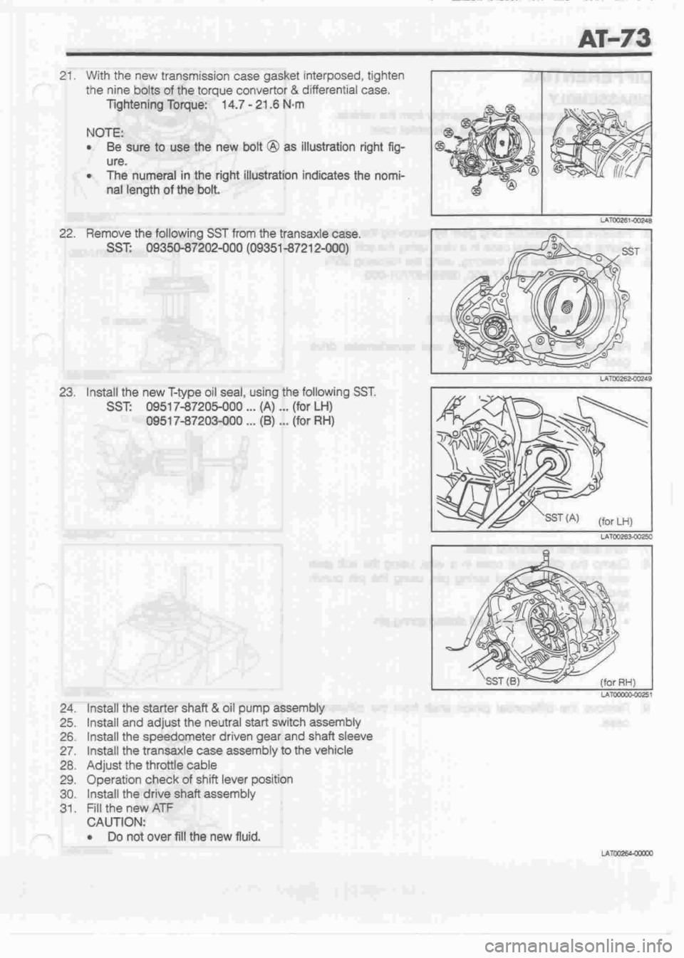 DAIHATSU CUORE 1998  Service Repair Manual 