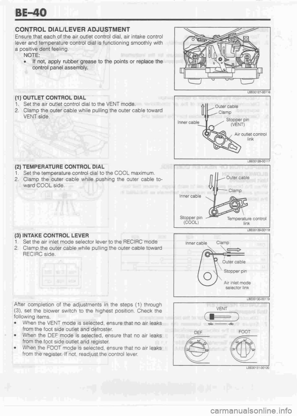 DAIHATSU CUORE 1998  Service Repair Manual 