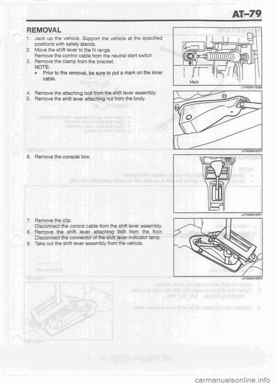 DAIHATSU CUORE 1998  Service Repair Manual 