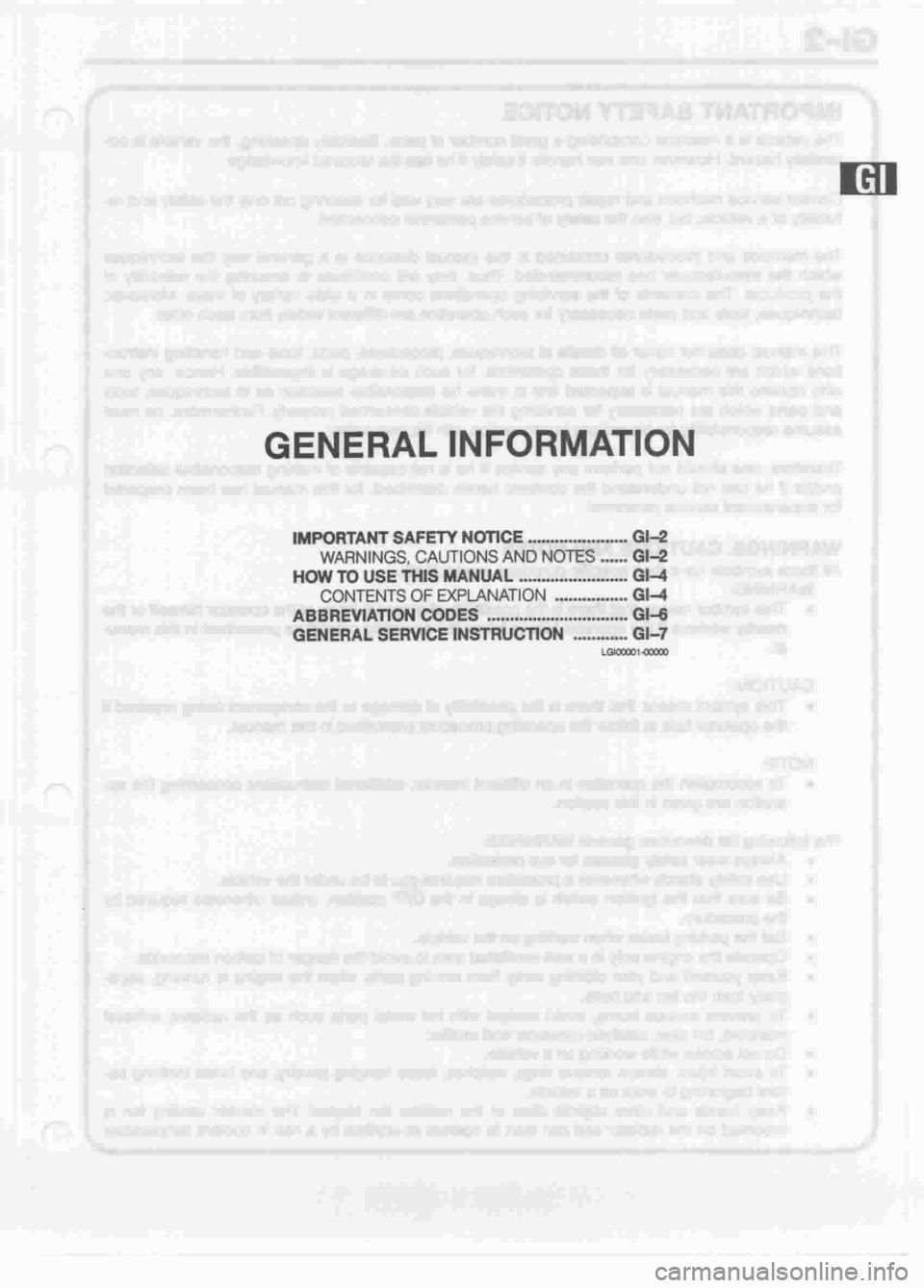 DAIHATSU CUORE 1998  Service Repair Manual 