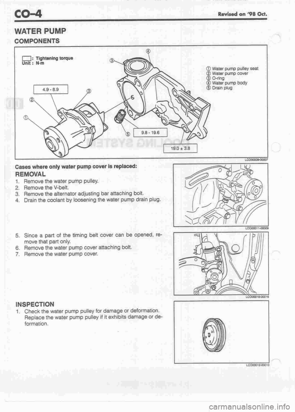 DAIHATSU CUORE 1998  Service Repair Manual 